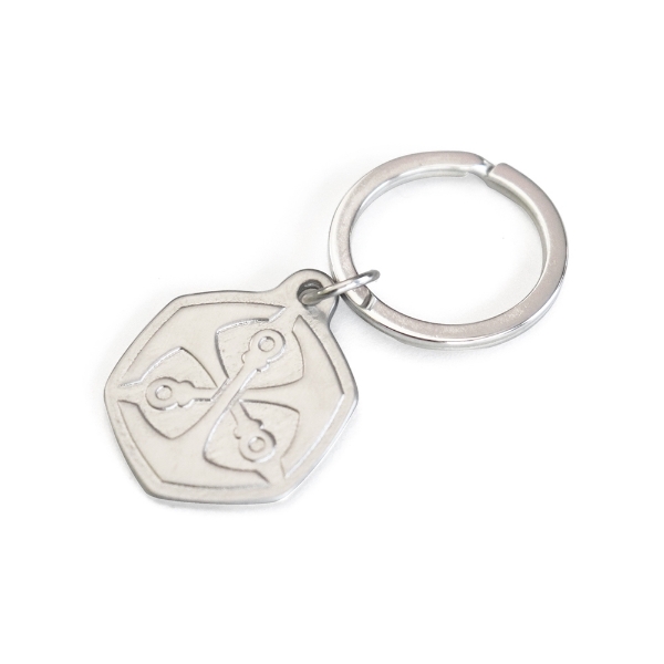 funky-3d-contour-cut-out-metal-keyring