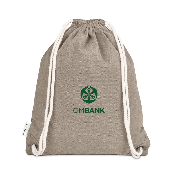 Picture of Okiyo Kinchaku Recycled Canvas Drawstring Bag