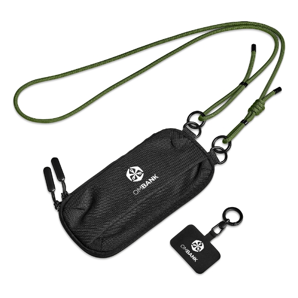 Picture of Altitude Glam Recycled PET Crossbody Bag & Phone Strap