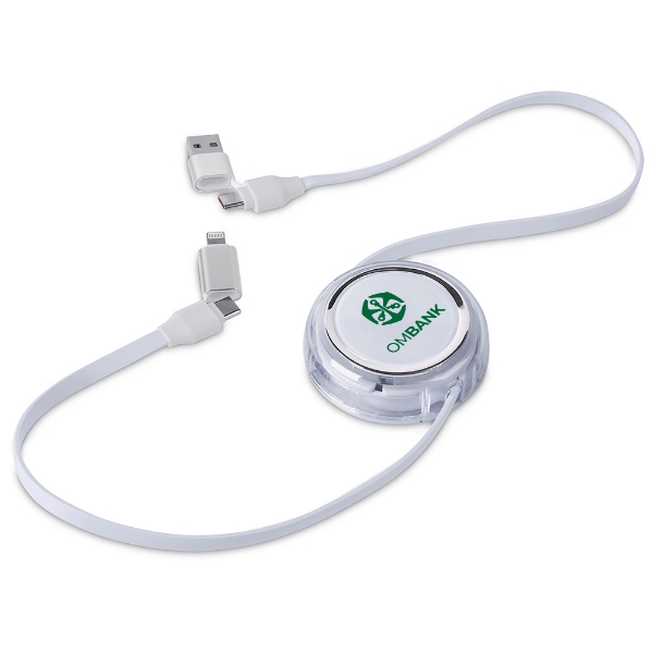 Picture of Swiss Cougar Luanda 4-in-1 Retractable Fast Charge 240W Power Delivery Cable